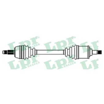 Arbre de transmission LPR DS21045
