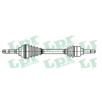 Arbre de transmission LPR DS21049