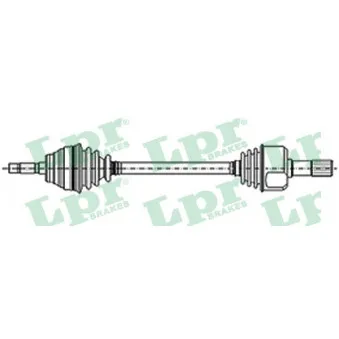 Arbre de transmission LPR DS21085