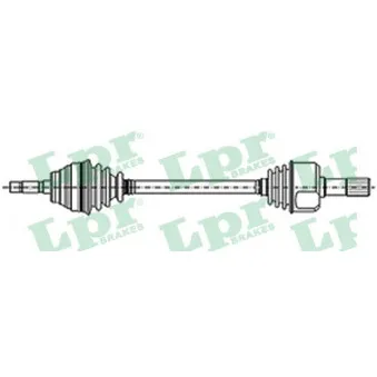 Arbre de transmission LPR DS21102