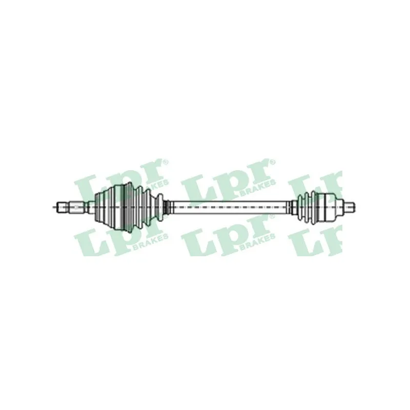 Arbre de transmission LPR DS22121