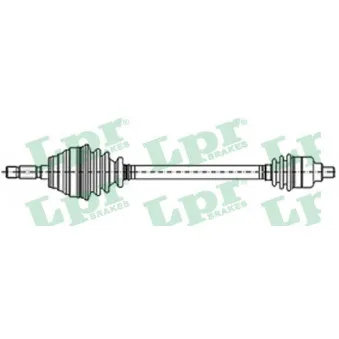 Arbre de transmission LPR DS22122