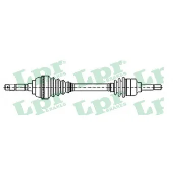 Arbre de transmission LPR DS29004