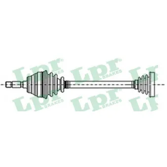 Arbre de transmission LPR DS30015