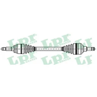 Arbre de transmission LPR DS30025