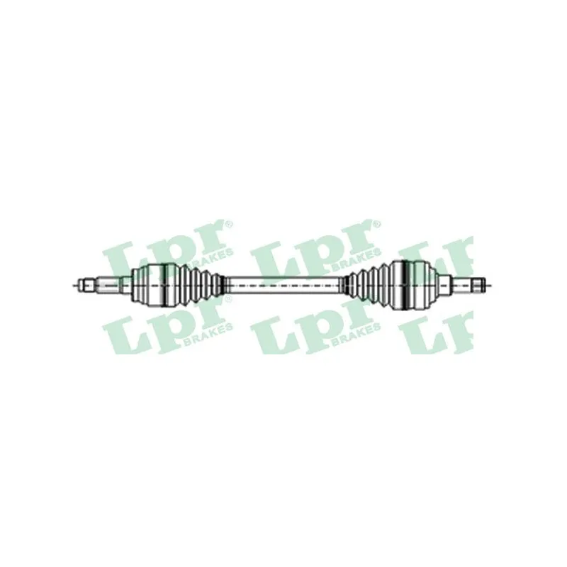Arbre de transmission LPR DS30025