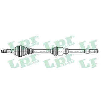 Arbre de transmission LPR DS30026