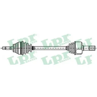 Arbre de transmission LPR DS36125
