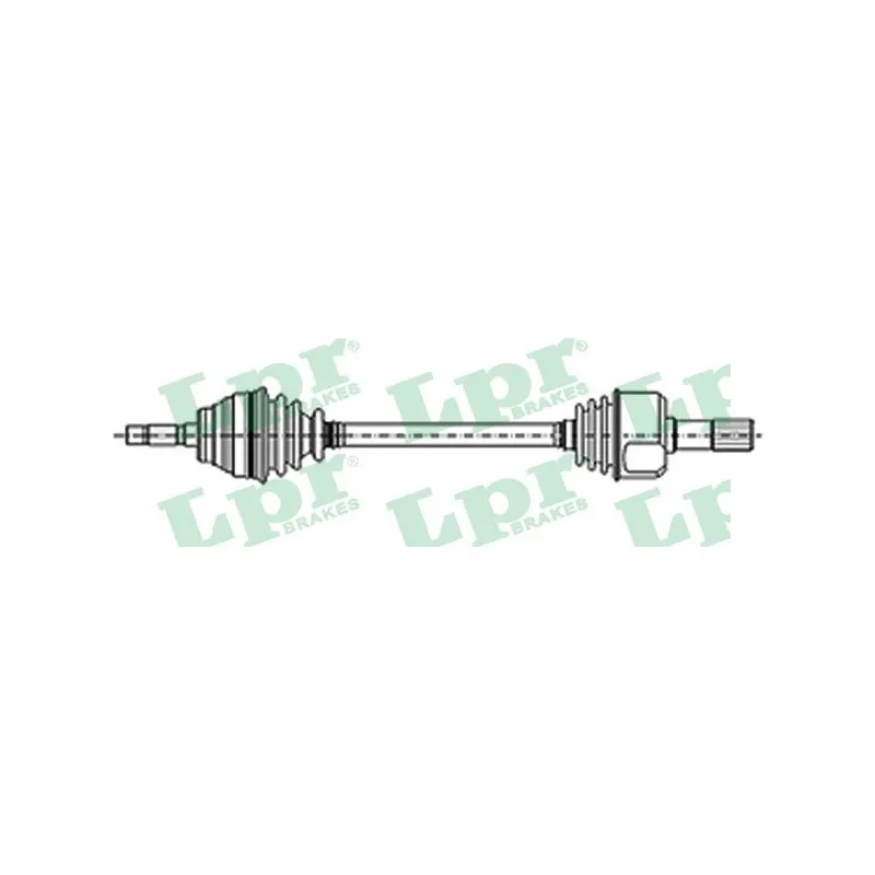 Arbre de transmission LPR DS36125