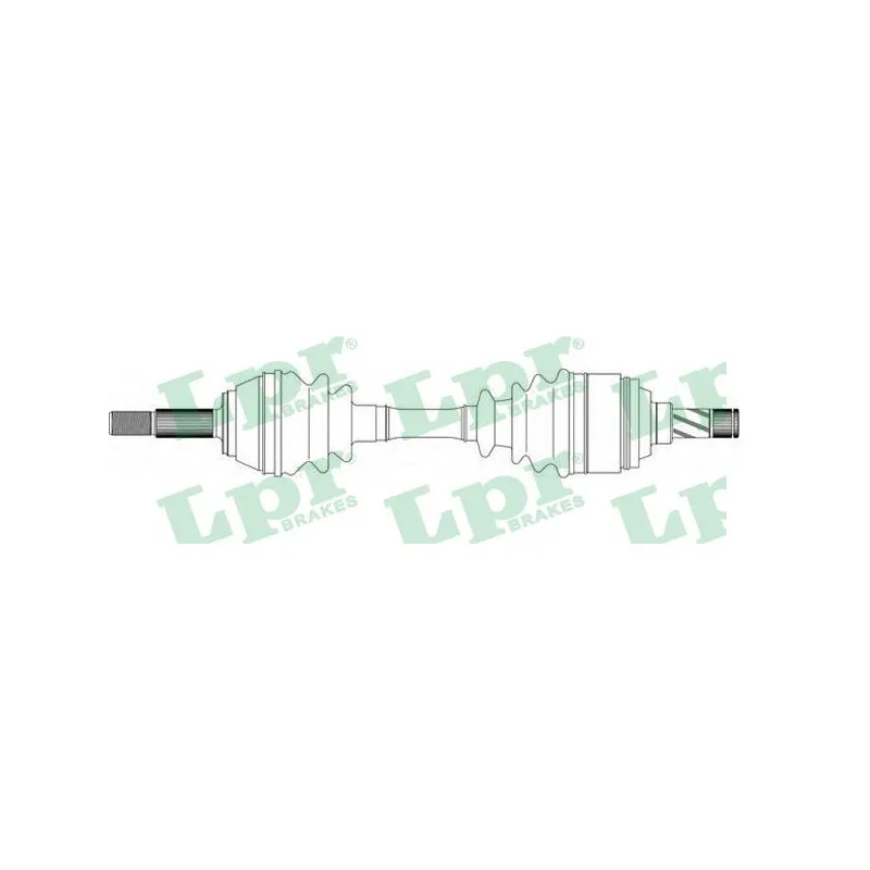 Arbre de transmission LPR DS37004
