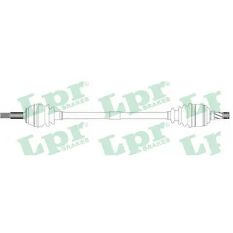 Arbre de transmission LPR DS37005