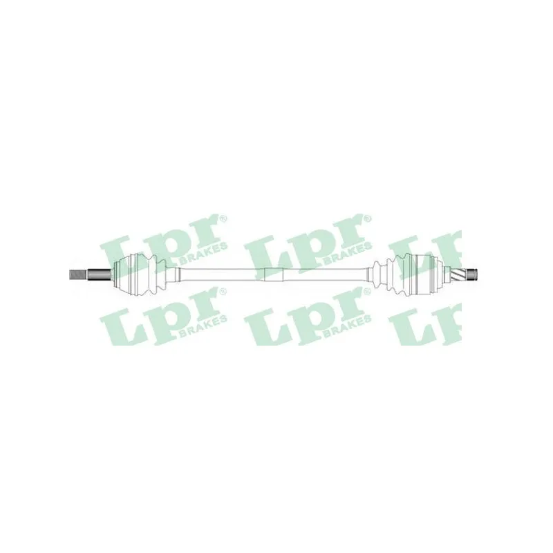 Arbre de transmission LPR DS37005