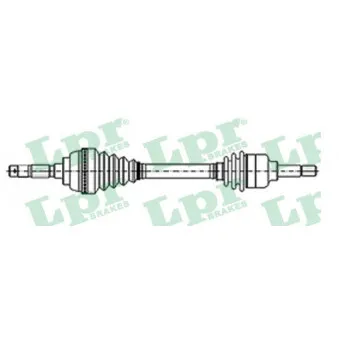 Arbre de transmission LPR DS37091