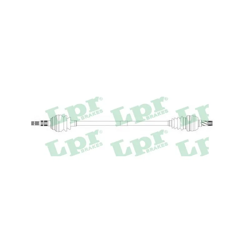 Arbre de transmission LPR DS37096