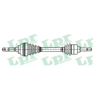 Arbre de transmission LPR DS37097
