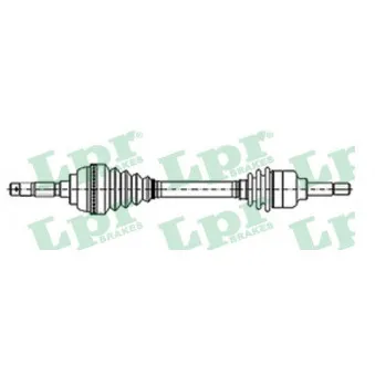 Arbre de transmission LPR DS37098