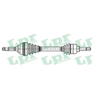 Arbre de transmission LPR DS37118