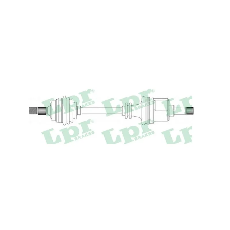 Arbre de transmission LPR DS38006