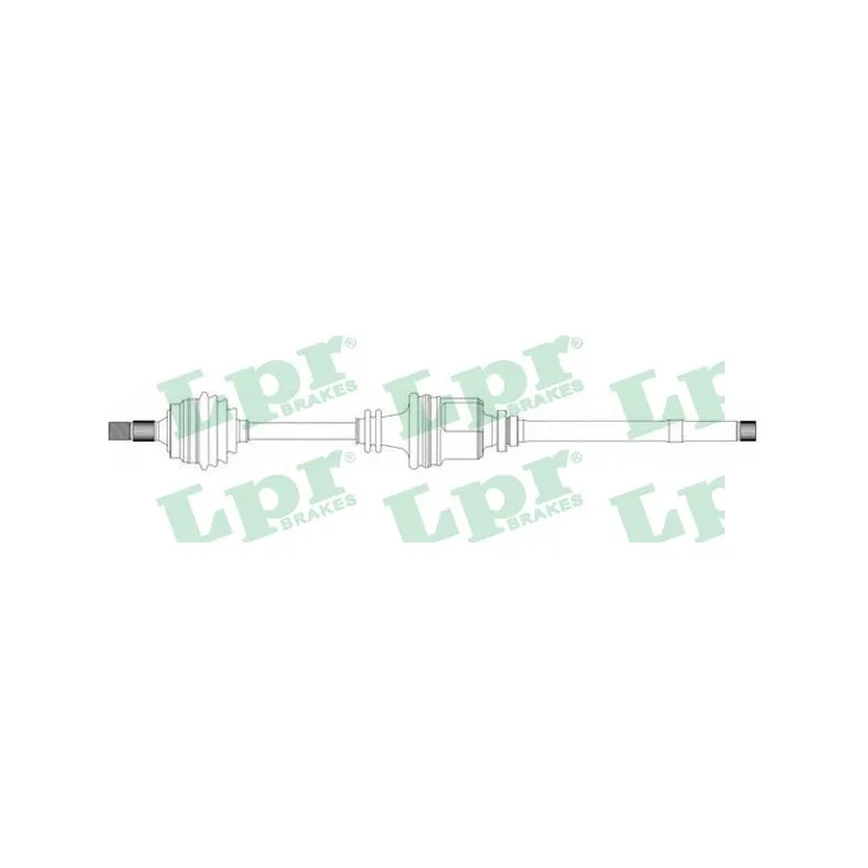 Arbre de transmission LPR DS38007