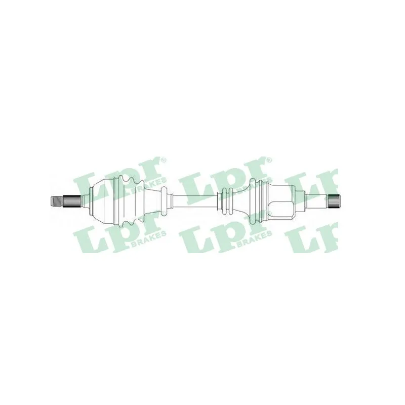 Arbre de transmission LPR DS38015