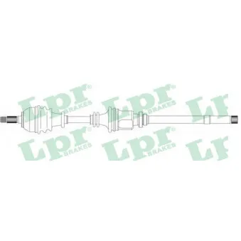 Arbre de transmission LPR DS38016