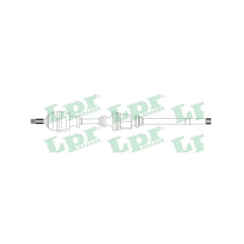 Arbre de transmission LPR DS38016