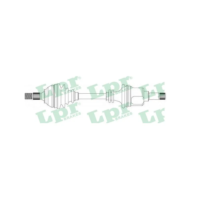 Arbre de transmission LPR DS38017