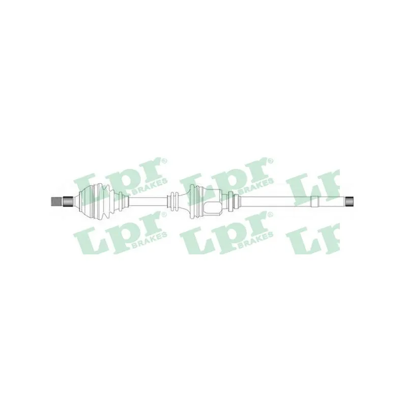 Arbre de transmission LPR DS38018