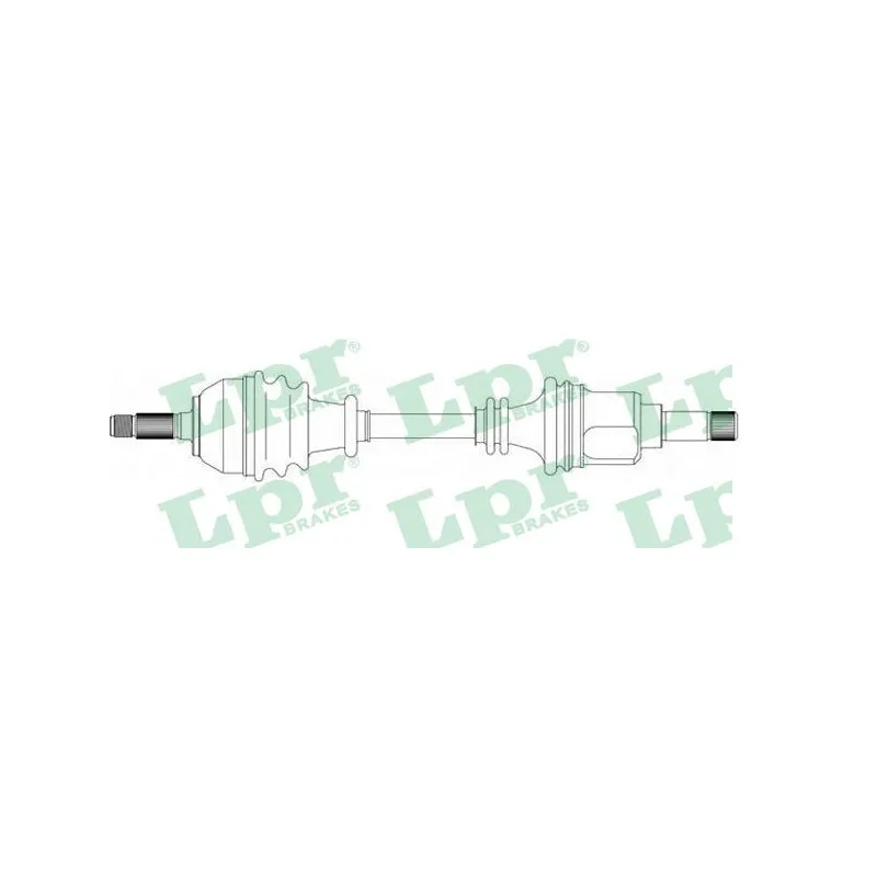 Arbre de transmission LPR DS38019
