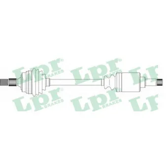 Arbre de transmission LPR DS38025