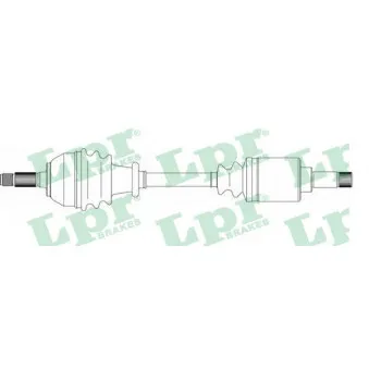Arbre de transmission LPR DS38037