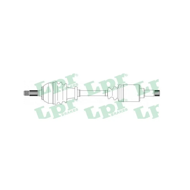 Arbre de transmission LPR DS38037