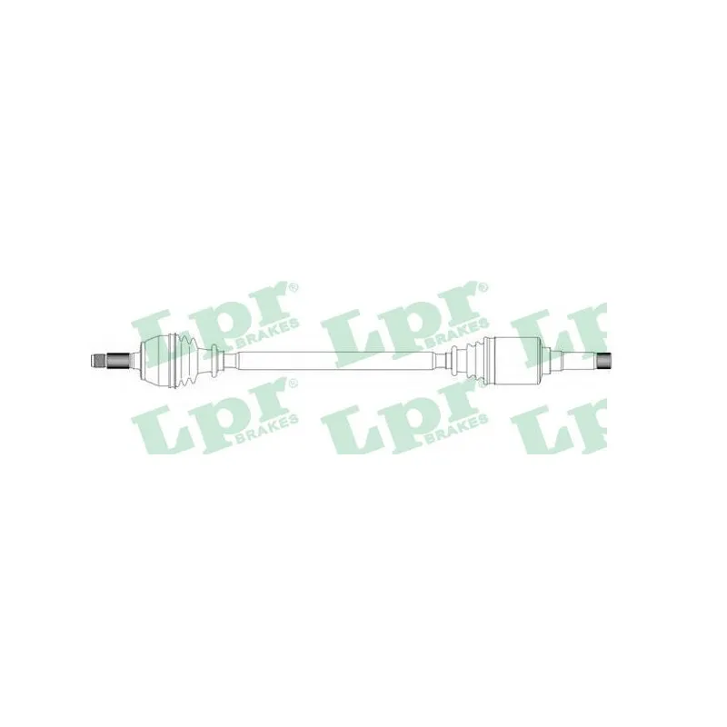 Arbre de transmission LPR DS38040