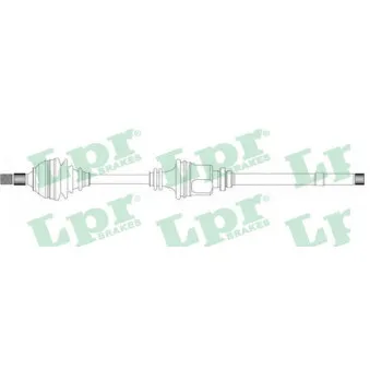 Arbre de transmission LPR DS38044