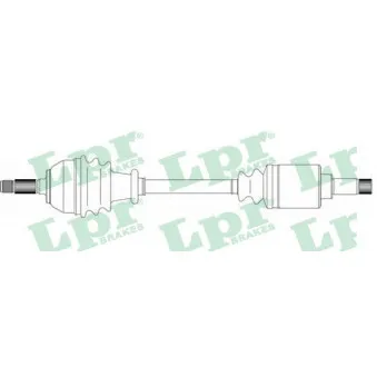 Arbre de transmission LPR DS38057