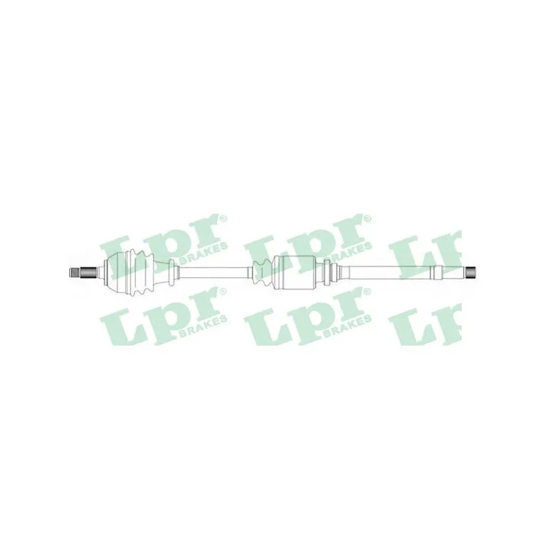 Arbre de transmission LPR DS38058