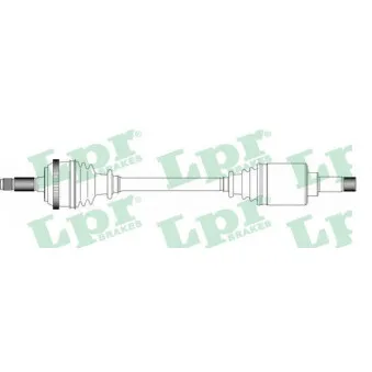 Arbre de transmission LPR DS38061