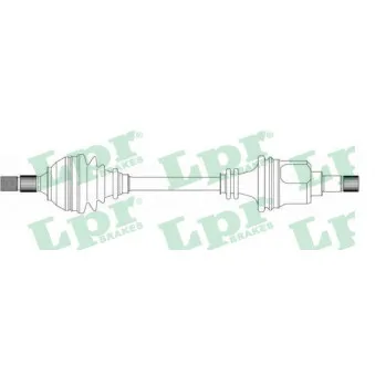 Arbre de transmission LPR DS38067