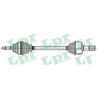 Arbre de transmission LPR DS38069