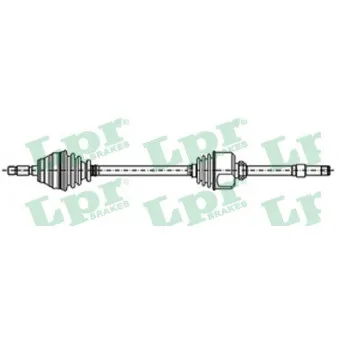 Arbre de transmission LPR DS38070