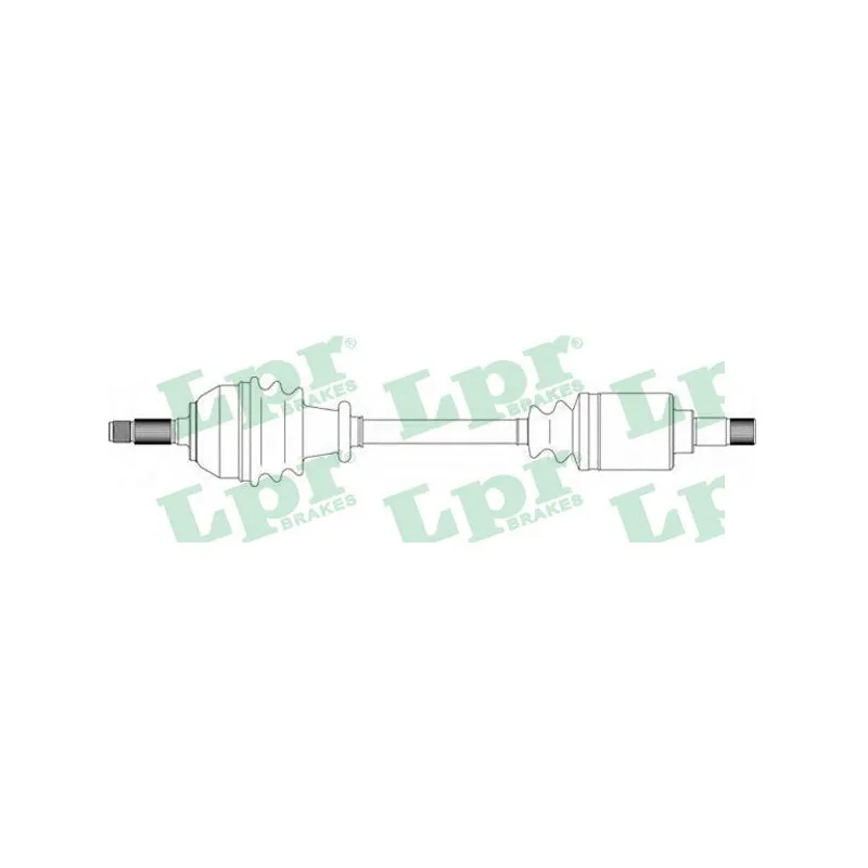 Arbre de transmission LPR DS38071