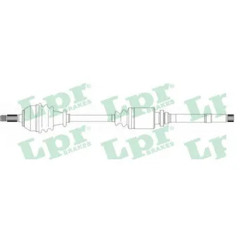 Arbre de transmission LPR DS38072