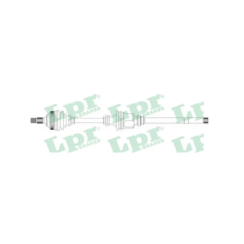 Arbre de transmission LPR DS38086