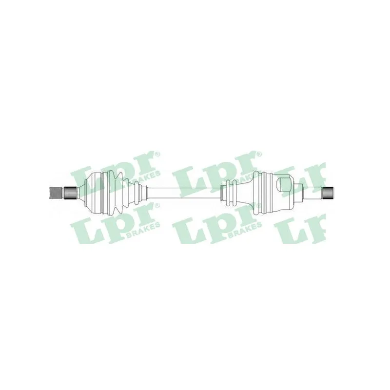 Arbre de transmission LPR DS38127