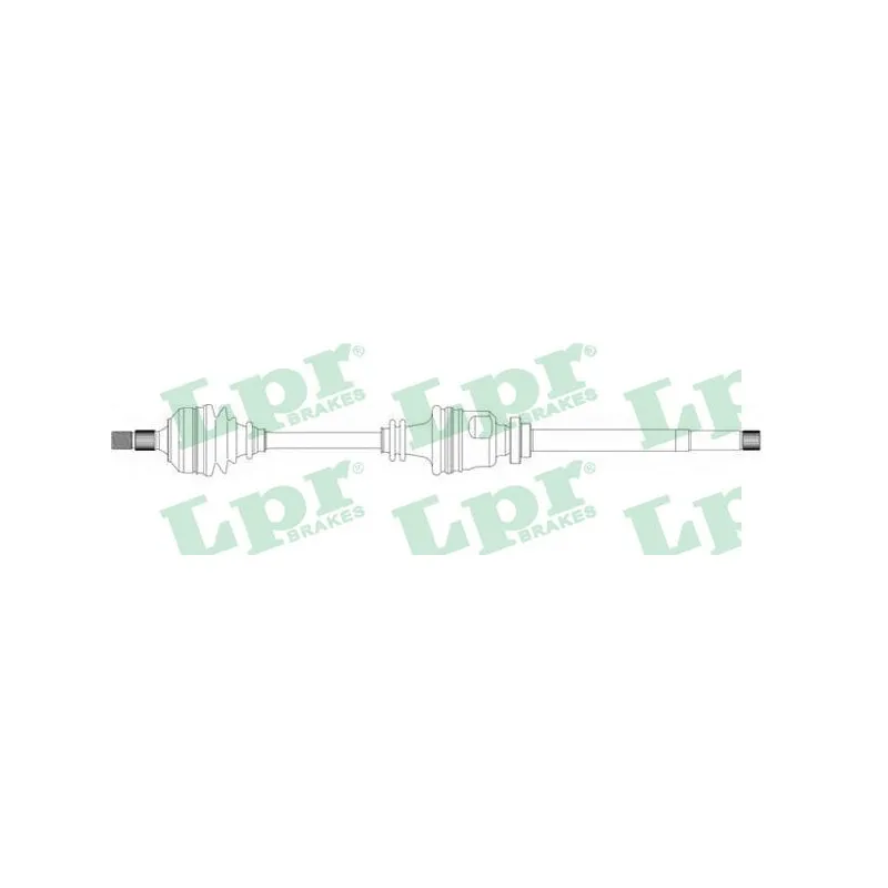 Arbre de transmission LPR DS38128