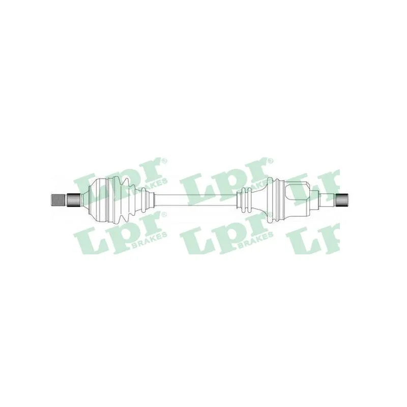 Arbre de transmission LPR DS38131