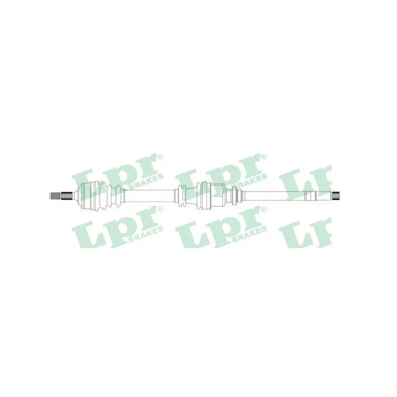 Arbre de transmission LPR DS38136