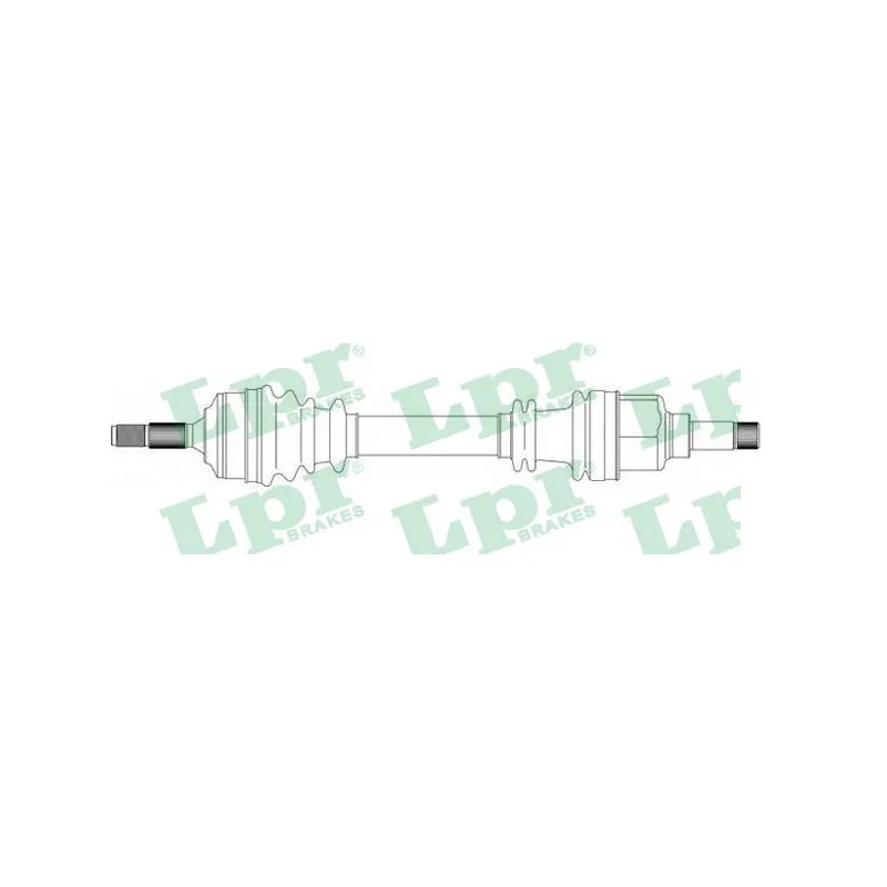 Arbre de transmission LPR DS38139
