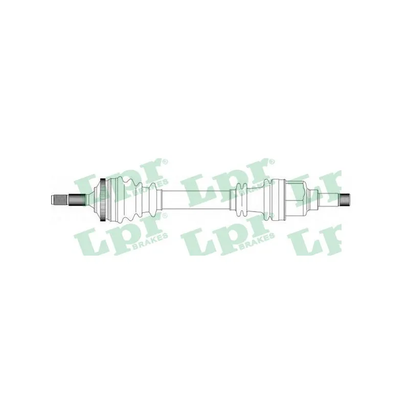 Arbre de transmission LPR DS38140