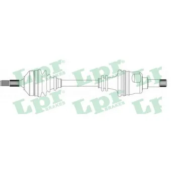 Arbre de transmission LPR DS38141